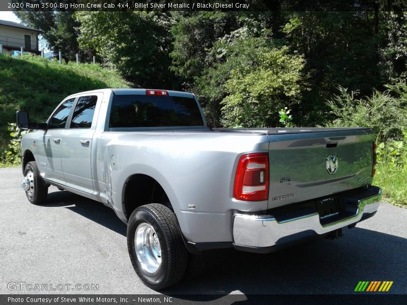 Billet Silver Metallic / Black/Diesel Gray 2020 Ram 3500 Big Horn Crew Cab 4x4