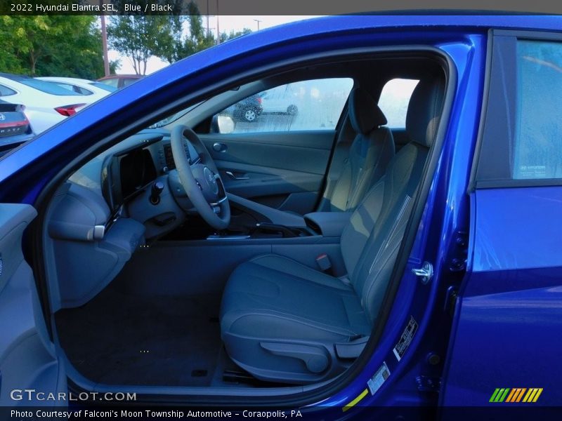 Blue / Black 2022 Hyundai Elantra SEL