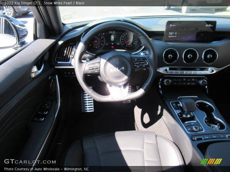 Snow White Pearl / Black 2022 Kia Stinger GT2