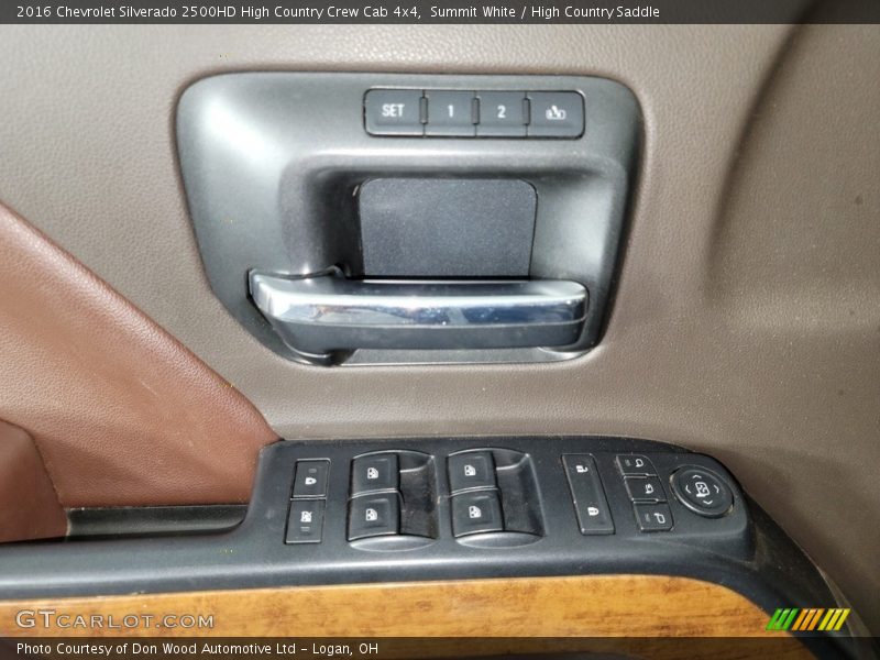 Controls of 2016 Silverado 2500HD High Country Crew Cab 4x4
