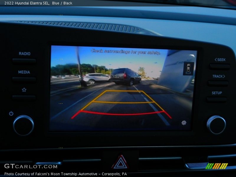 Blue / Black 2022 Hyundai Elantra SEL