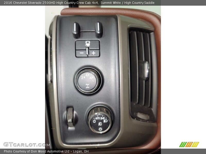 Controls of 2016 Silverado 2500HD High Country Crew Cab 4x4