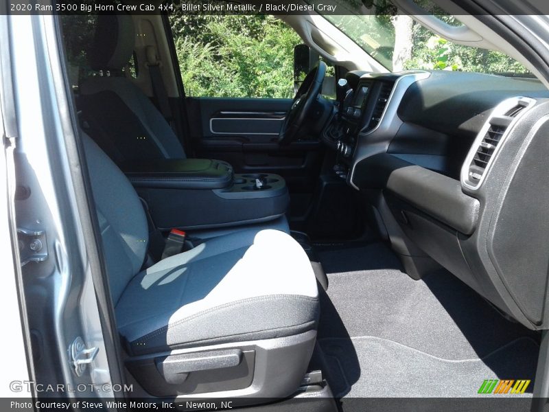 Billet Silver Metallic / Black/Diesel Gray 2020 Ram 3500 Big Horn Crew Cab 4x4