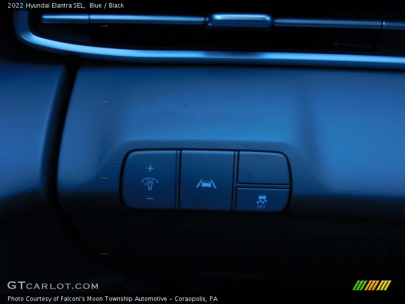 Blue / Black 2022 Hyundai Elantra SEL