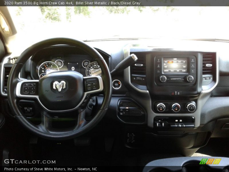 Billet Silver Metallic / Black/Diesel Gray 2020 Ram 3500 Big Horn Crew Cab 4x4