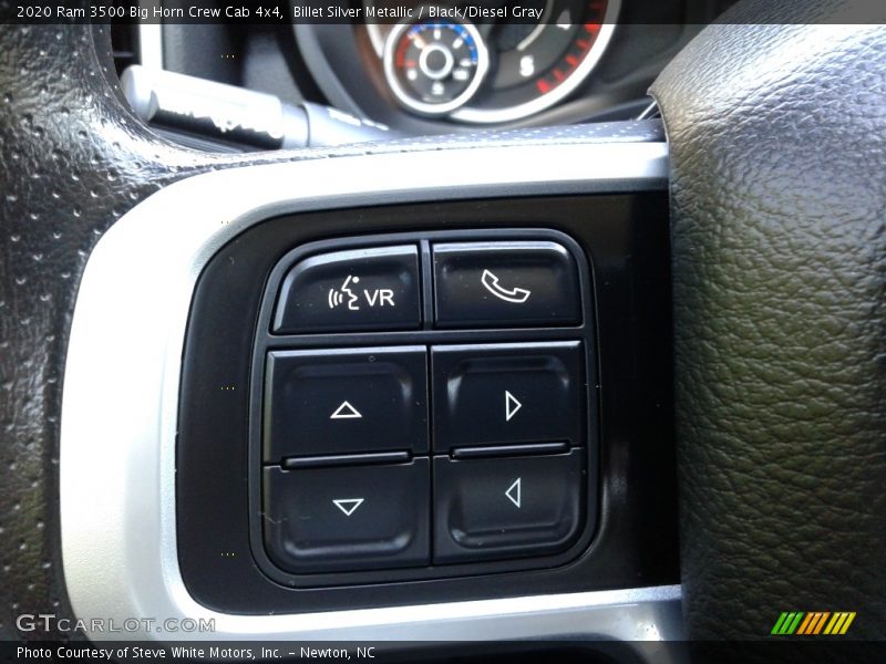 Billet Silver Metallic / Black/Diesel Gray 2020 Ram 3500 Big Horn Crew Cab 4x4
