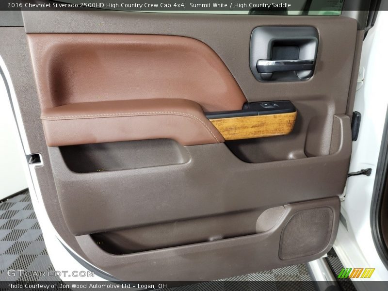 Door Panel of 2016 Silverado 2500HD High Country Crew Cab 4x4