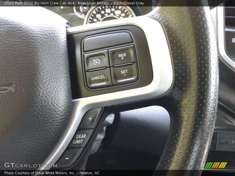 Billet Silver Metallic / Black/Diesel Gray 2020 Ram 3500 Big Horn Crew Cab 4x4