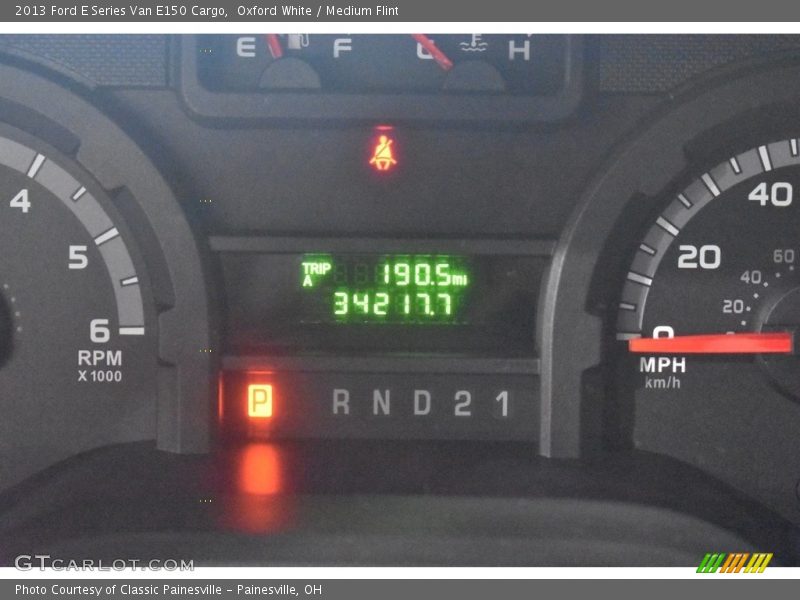Oxford White / Medium Flint 2013 Ford E Series Van E150 Cargo