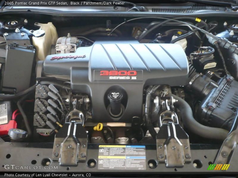 Black / Parchment/Dark Pewter 2005 Pontiac Grand Prix GTP Sedan