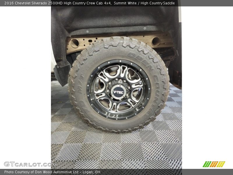 Custom Wheels of 2016 Silverado 2500HD High Country Crew Cab 4x4
