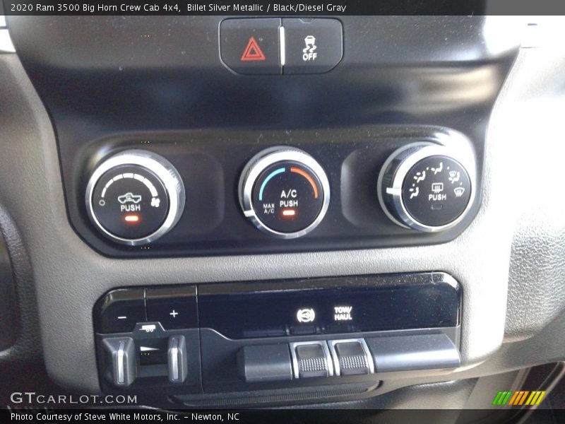 Billet Silver Metallic / Black/Diesel Gray 2020 Ram 3500 Big Horn Crew Cab 4x4