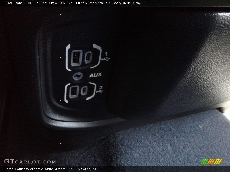 Billet Silver Metallic / Black/Diesel Gray 2020 Ram 3500 Big Horn Crew Cab 4x4