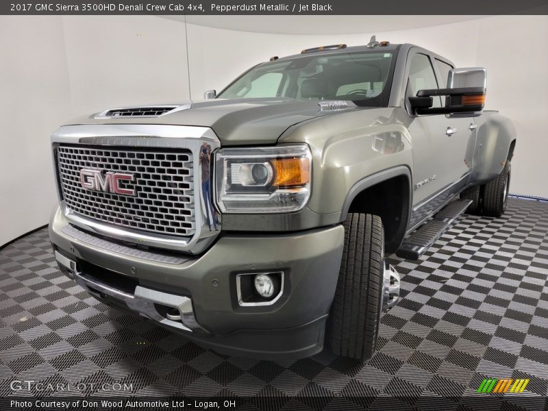Pepperdust Metallic / Jet Black 2017 GMC Sierra 3500HD Denali Crew Cab 4x4