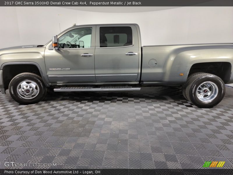 Pepperdust Metallic / Jet Black 2017 GMC Sierra 3500HD Denali Crew Cab 4x4