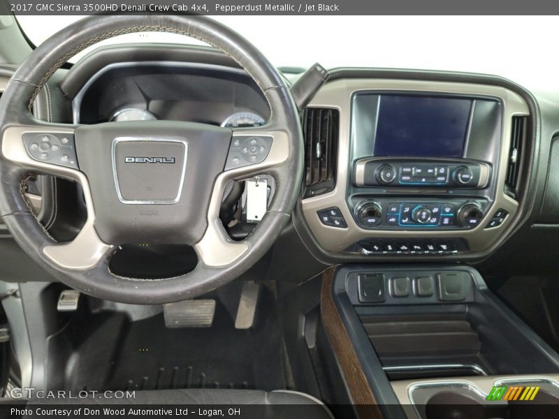 Pepperdust Metallic / Jet Black 2017 GMC Sierra 3500HD Denali Crew Cab 4x4