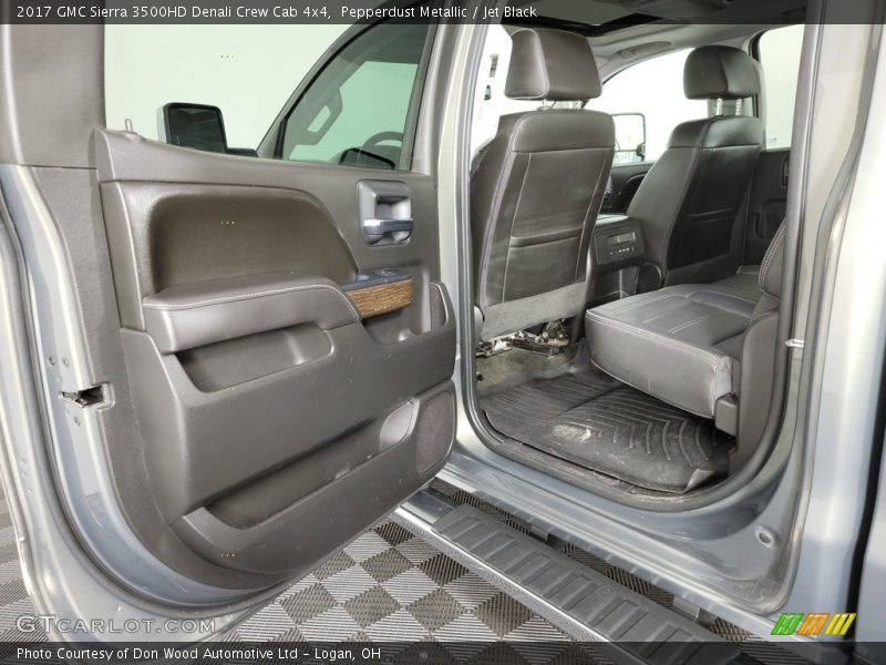 Pepperdust Metallic / Jet Black 2017 GMC Sierra 3500HD Denali Crew Cab 4x4
