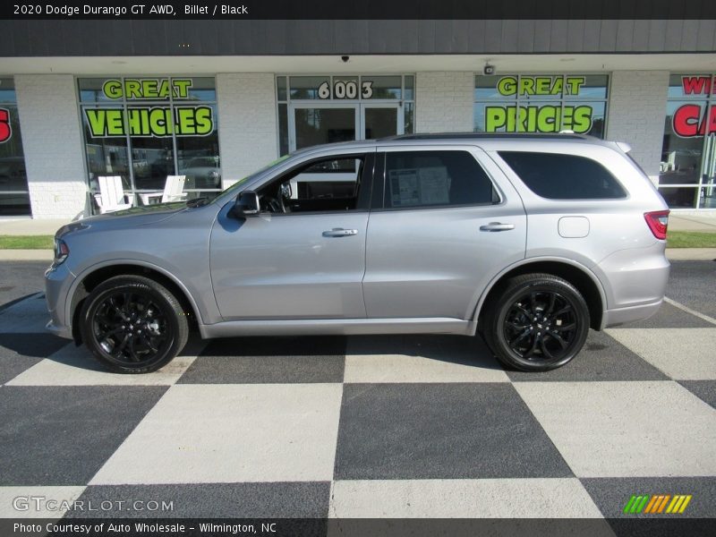 Billet / Black 2020 Dodge Durango GT AWD