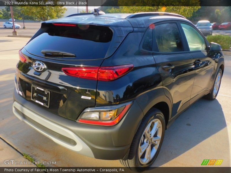 Ultra Black / Black 2022 Hyundai Kona SEL AWD