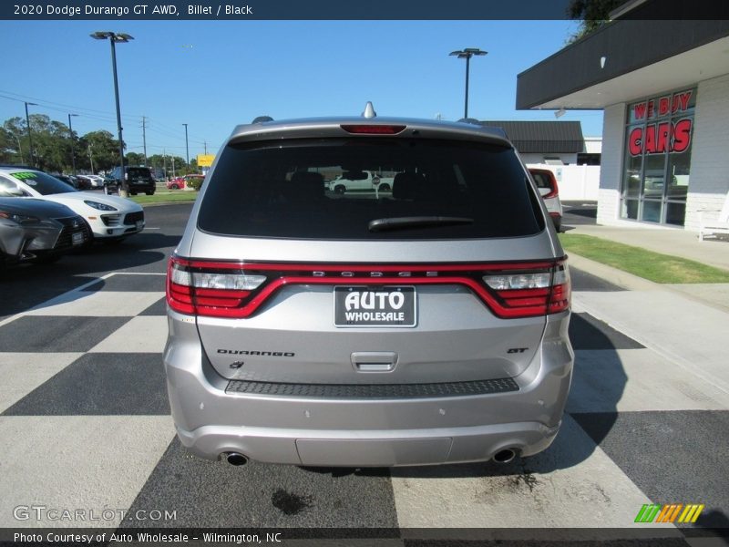 Billet / Black 2020 Dodge Durango GT AWD