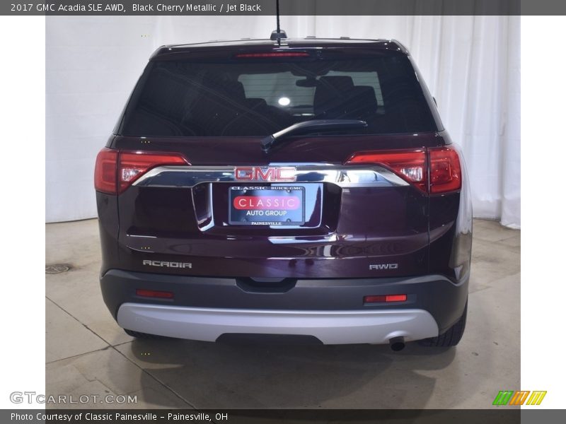 Black Cherry Metallic / Jet Black 2017 GMC Acadia SLE AWD