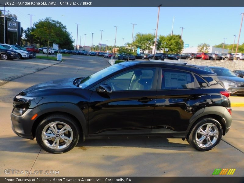 Ultra Black / Black 2022 Hyundai Kona SEL AWD