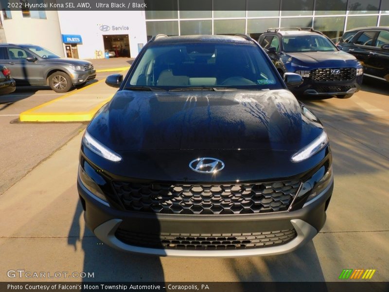 Ultra Black / Black 2022 Hyundai Kona SEL AWD