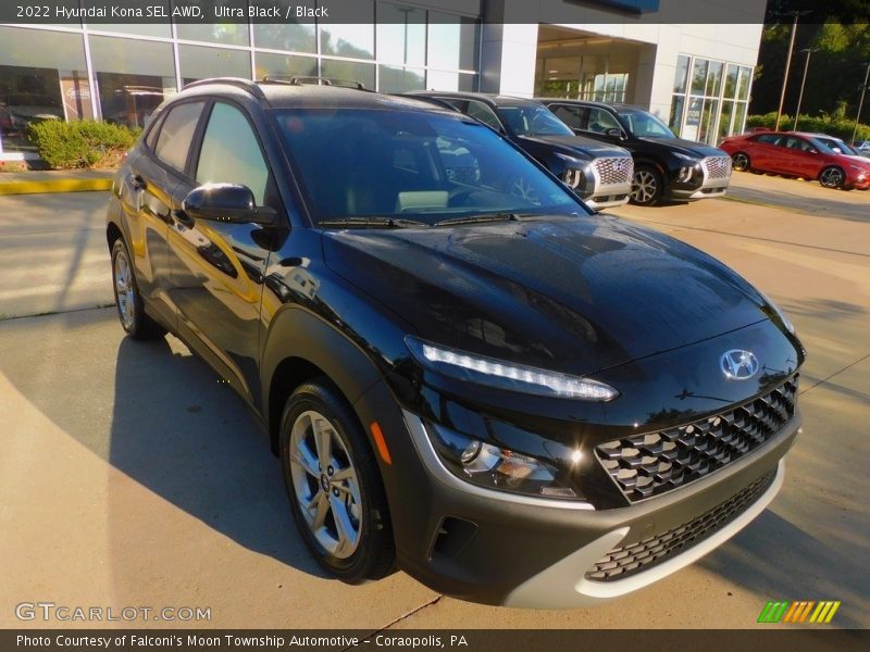 Ultra Black / Black 2022 Hyundai Kona SEL AWD