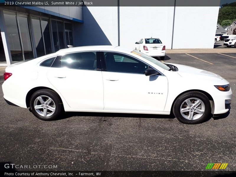 Summit White / Jet Black 2019 Chevrolet Malibu LS