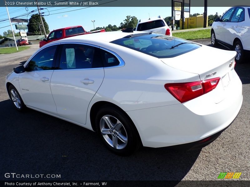 Summit White / Jet Black 2019 Chevrolet Malibu LS