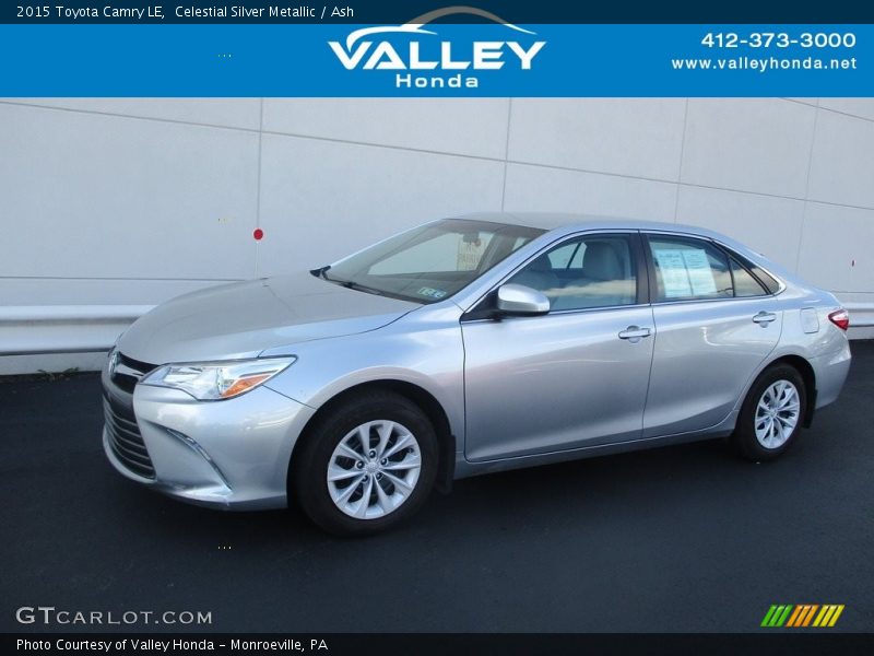 Celestial Silver Metallic / Ash 2015 Toyota Camry LE
