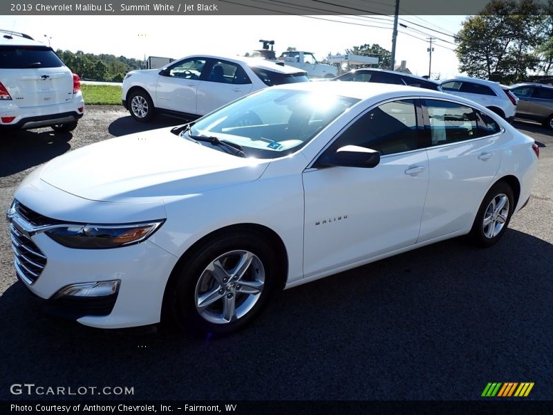 Summit White / Jet Black 2019 Chevrolet Malibu LS