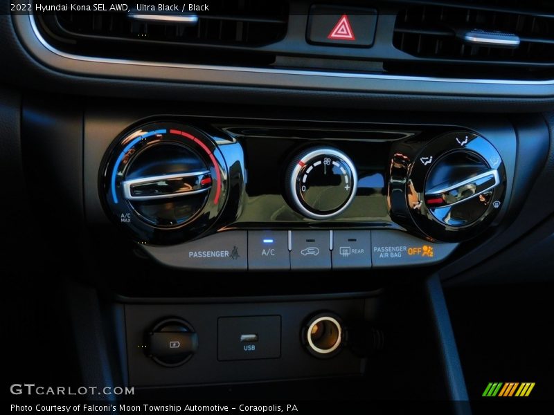 Ultra Black / Black 2022 Hyundai Kona SEL AWD