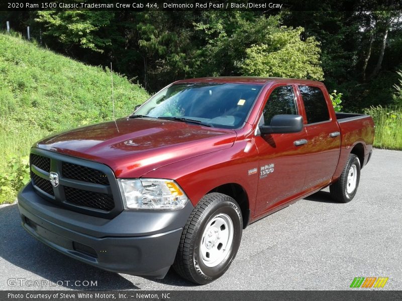 Delmonico Red Pearl / Black/Diesel Gray 2020 Ram 1500 Classic Tradesman Crew Cab 4x4