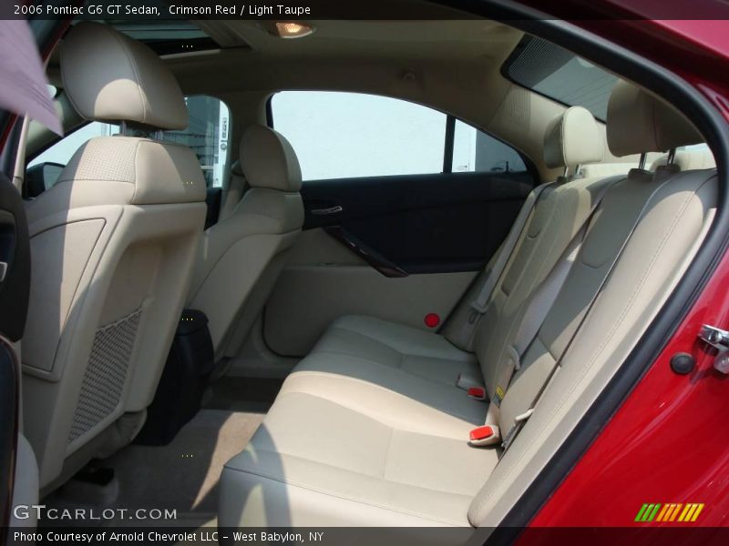 Crimson Red / Light Taupe 2006 Pontiac G6 GT Sedan