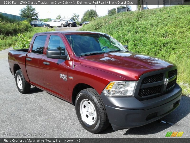 Delmonico Red Pearl / Black/Diesel Gray 2020 Ram 1500 Classic Tradesman Crew Cab 4x4