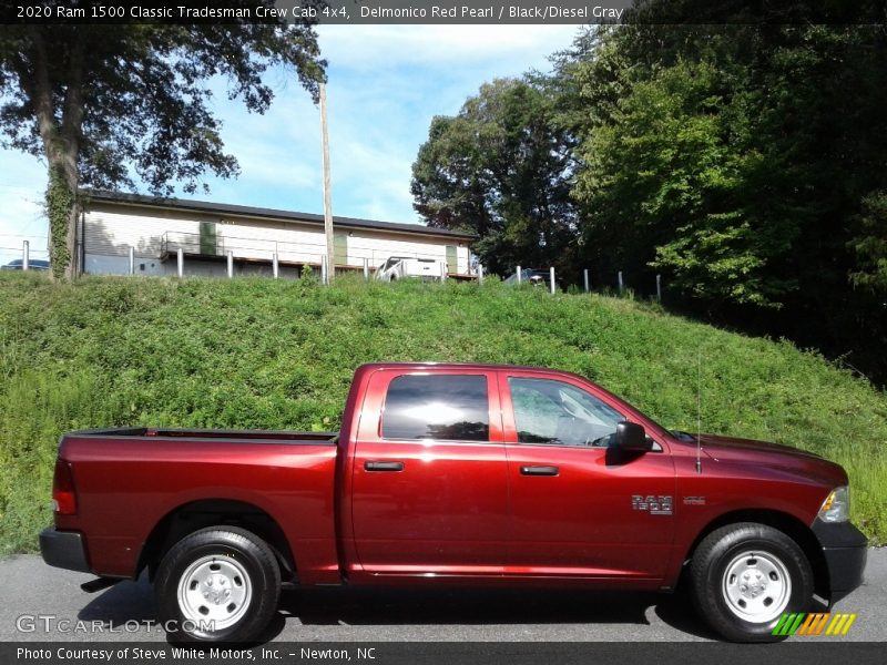 Delmonico Red Pearl / Black/Diesel Gray 2020 Ram 1500 Classic Tradesman Crew Cab 4x4