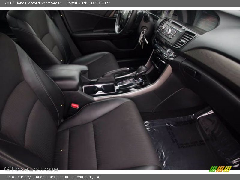 Crystal Black Pearl / Black 2017 Honda Accord Sport Sedan