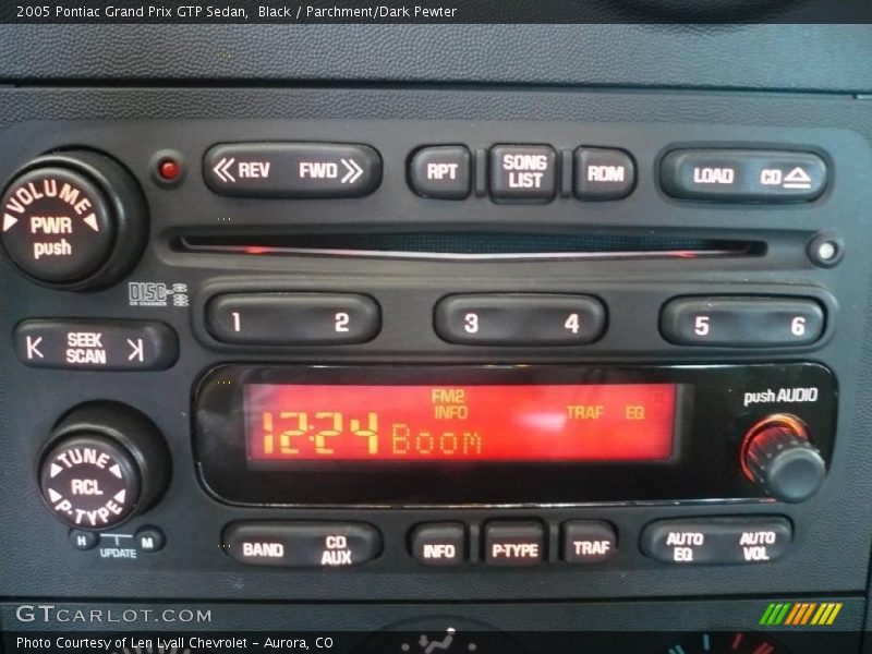 Black / Parchment/Dark Pewter 2005 Pontiac Grand Prix GTP Sedan