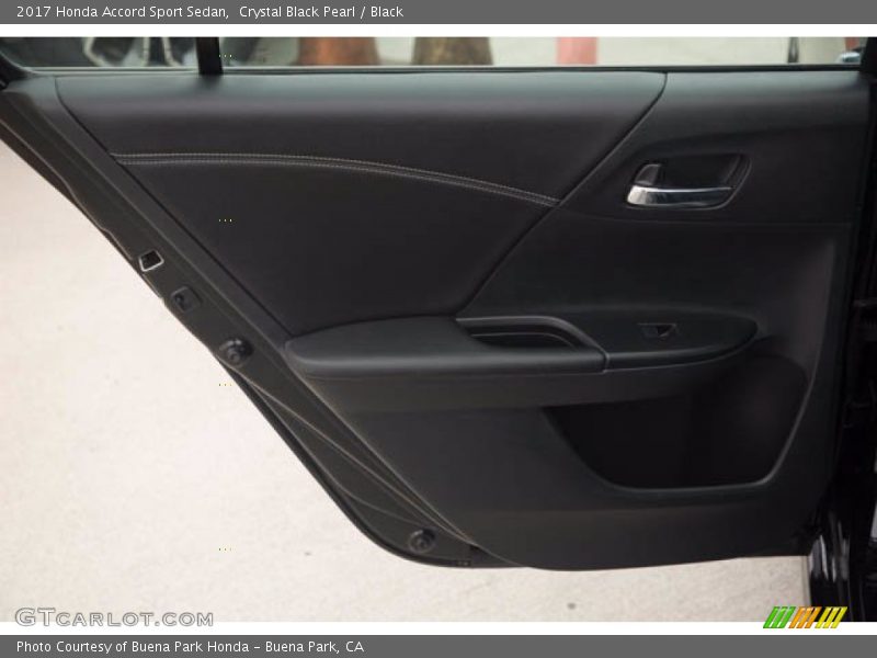 Crystal Black Pearl / Black 2017 Honda Accord Sport Sedan
