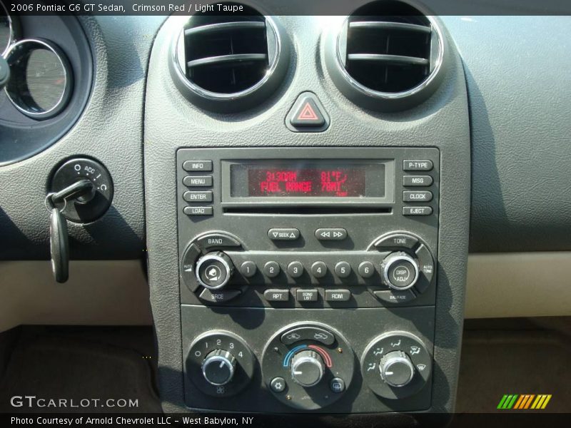 Crimson Red / Light Taupe 2006 Pontiac G6 GT Sedan