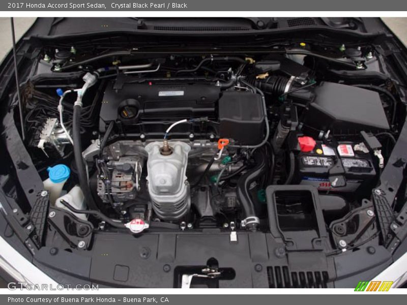 Crystal Black Pearl / Black 2017 Honda Accord Sport Sedan
