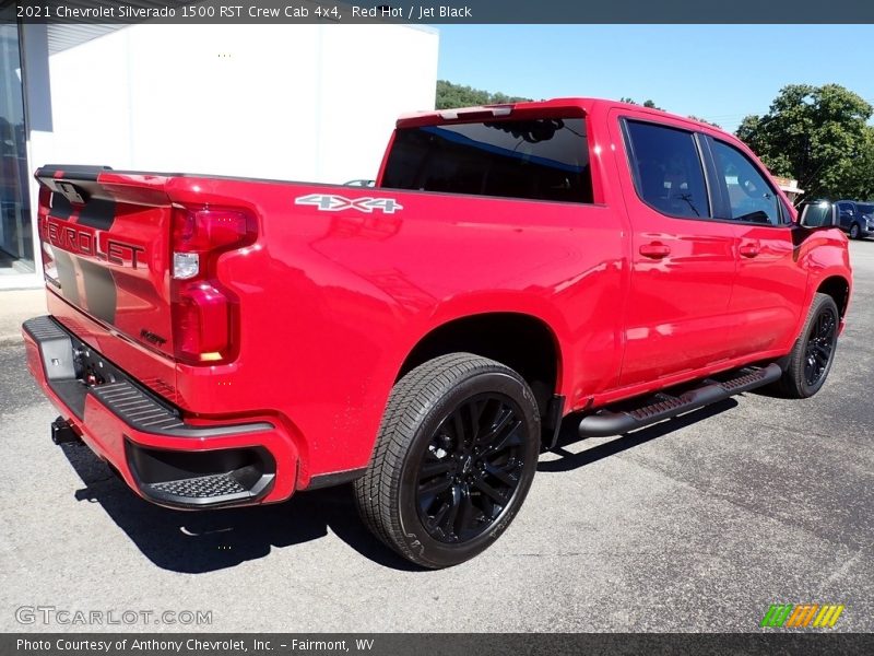 Red Hot / Jet Black 2021 Chevrolet Silverado 1500 RST Crew Cab 4x4