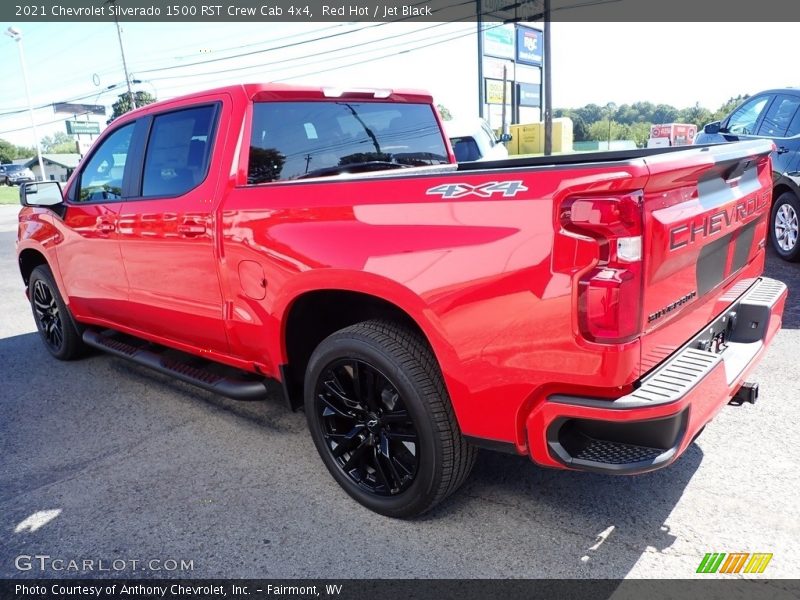 Red Hot / Jet Black 2021 Chevrolet Silverado 1500 RST Crew Cab 4x4
