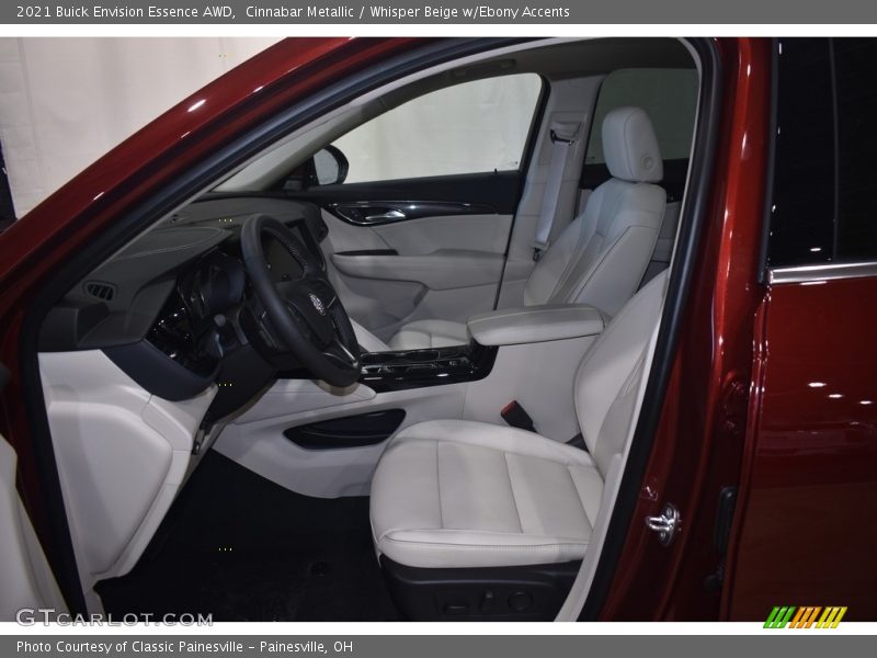 Cinnabar Metallic / Whisper Beige w/Ebony Accents 2021 Buick Envision Essence AWD