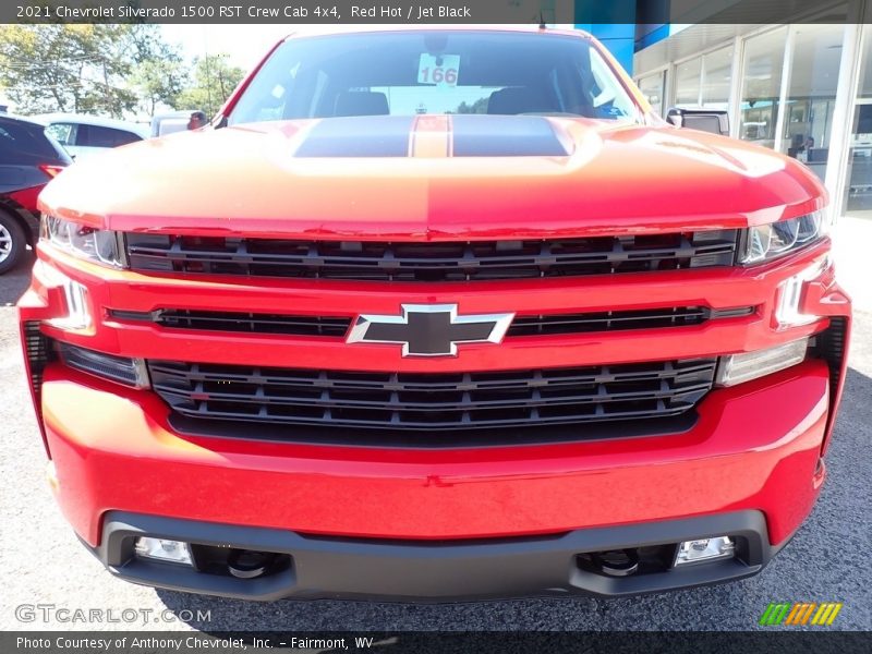 Red Hot / Jet Black 2021 Chevrolet Silverado 1500 RST Crew Cab 4x4