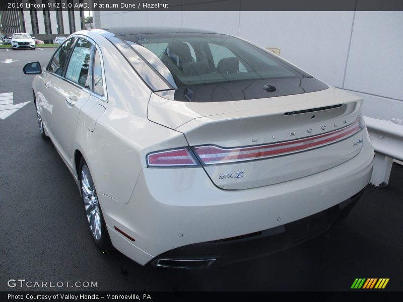 Platinum Dune / Hazelnut 2016 Lincoln MKZ 2.0 AWD