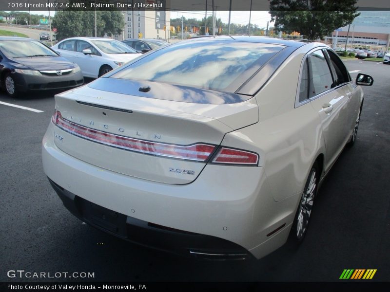 Platinum Dune / Hazelnut 2016 Lincoln MKZ 2.0 AWD