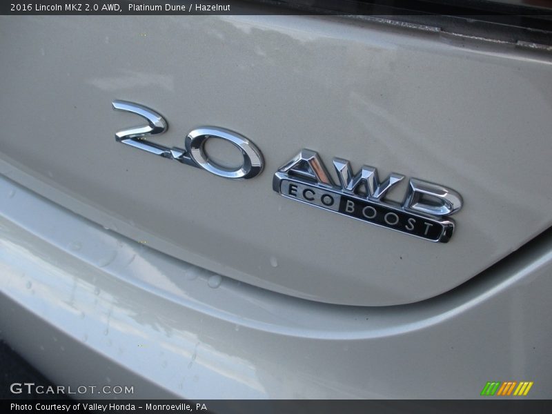  2016 MKZ 2.0 AWD Logo