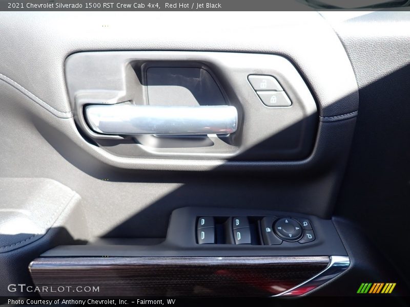 Red Hot / Jet Black 2021 Chevrolet Silverado 1500 RST Crew Cab 4x4